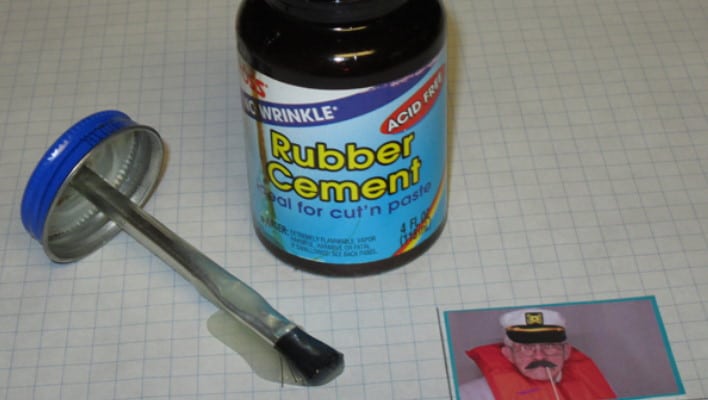 Rubber Cement Is An Effective Glue