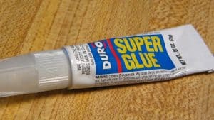 how to make super glue dry faster