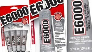 how to remove e6000 glue from fabric
